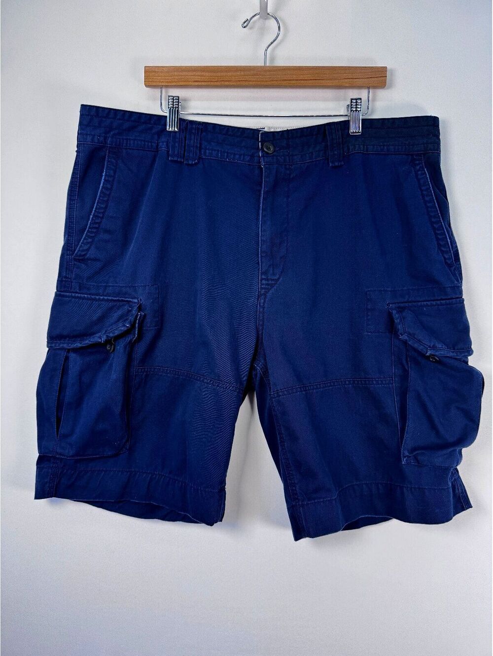 Polo Ralph Lauren Gellar Classic Fit Cargo Shorts Navy Cotton Men Size 40 Tall